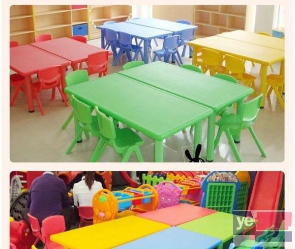 幼儿园桌椅 儿童桌椅 学习桌塑料课桌 厂家批发