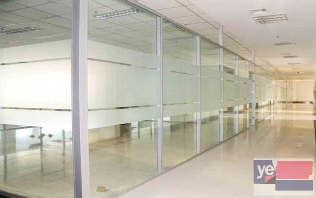 扬州广陵区办公室玻璃隔断门定做一平米多少钱 庆亚