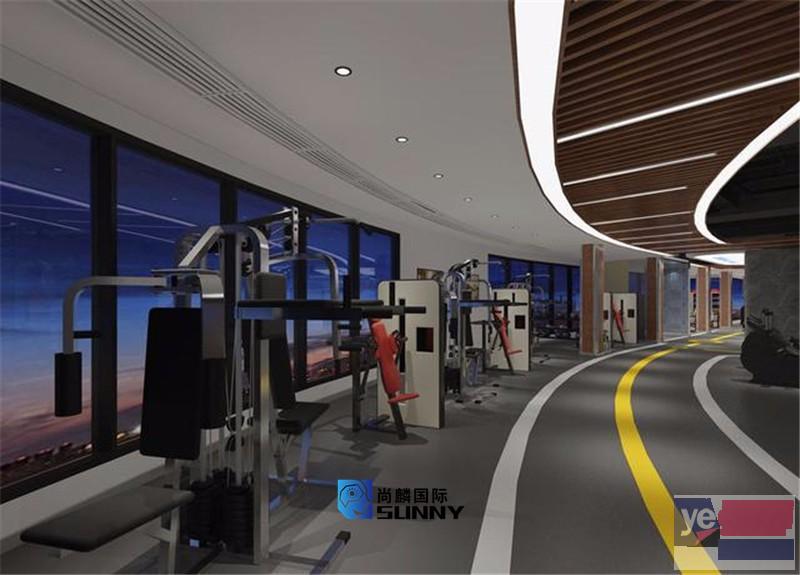 珠海健身会所设计 珠海瑜伽馆装修 健身房装修公司