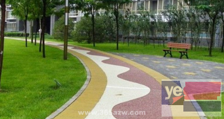 南京誉臻彩色透水混凝土,艺术压花地坪,彩色防滑路面材料