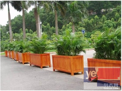 美江南木业花箱,防腐木花箱,适用于公园,景区,商场等公共场所