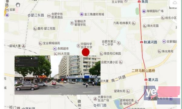 1200平徽州大道银杏苑商业楼已签长期租约年45万
