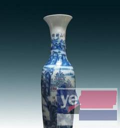 弟妹公司开业陶瓷花瓶摆件定做 西安迎客松 龙纹花瓶
