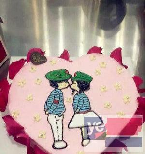 浪漫创意个性蛋糕鲜花送男女友老公老婆