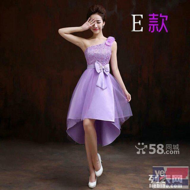 出售紫色时尚晚装礼服舞台服敬酒服