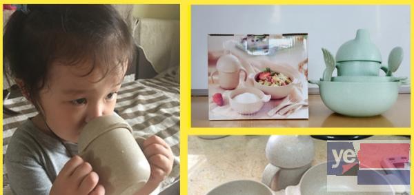 宝宝专属菜板及餐具套装 辅食碗 健康环保麦纤维