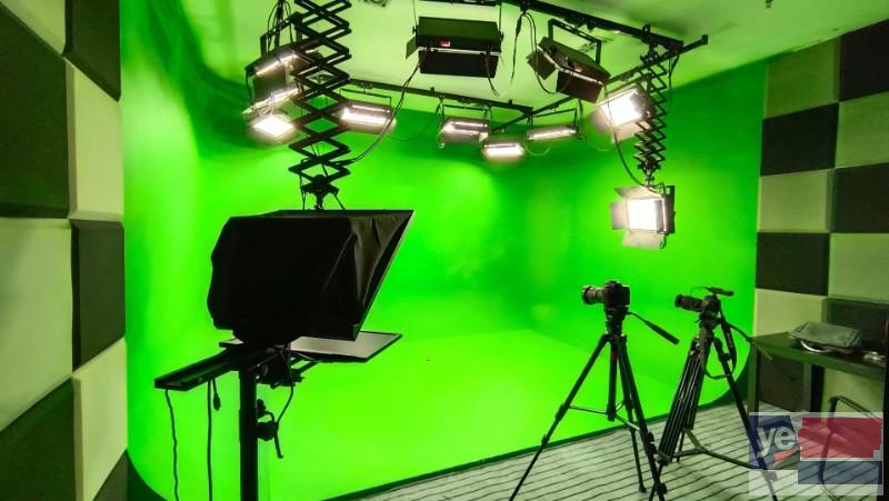 青岛胶南专业录课拍摄公司 提供绿幕拍摄直播