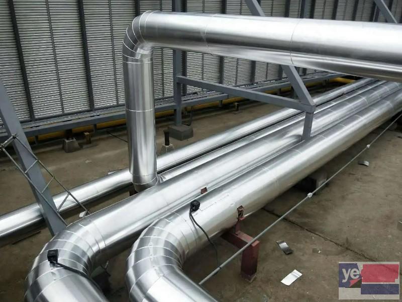 鞍山电厂设备保温工程不锈钢玻璃棉管道保温