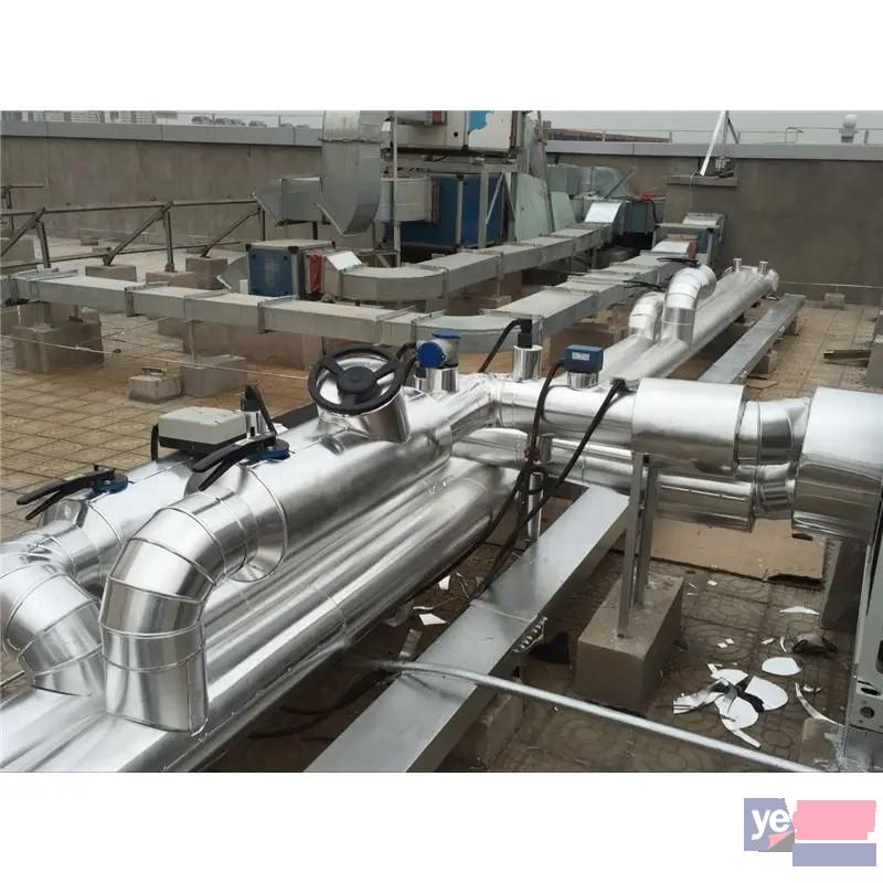 鞍山电厂设备保温工程不锈钢玻璃棉管道保温