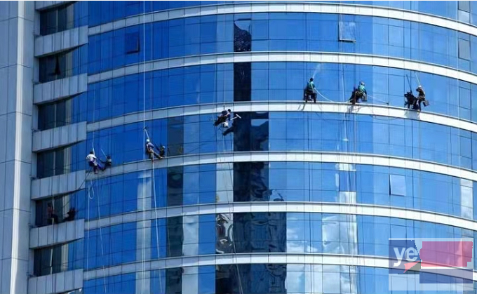 渭南大荔正规公司外墙玻璃清洗24小时服务到位