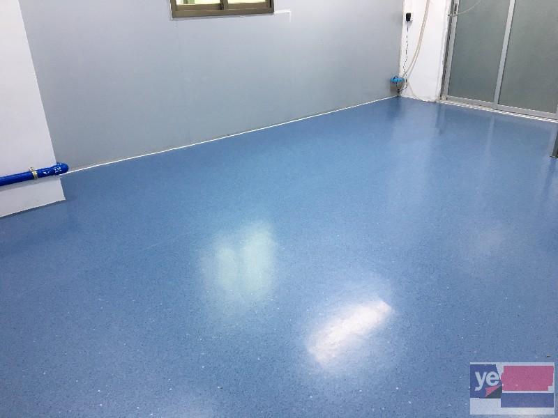 中山PVC塑胶地板施工-地板胶安装工人师傅