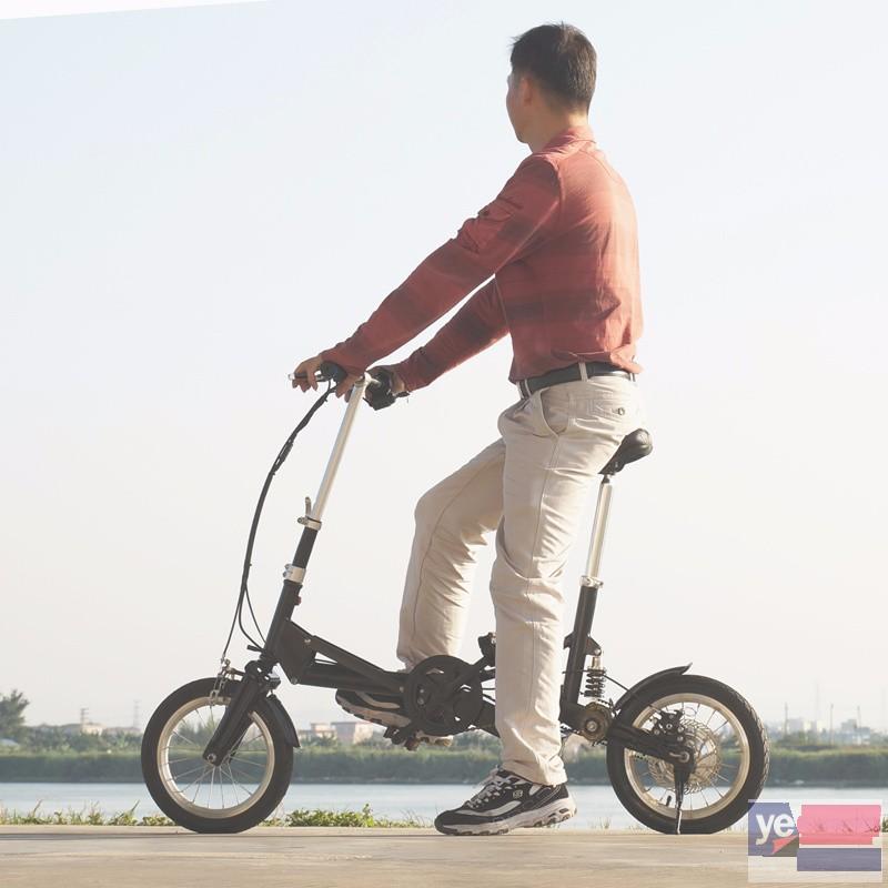 便携超小折叠电动车 专利14寸锂电超轻电动自行车